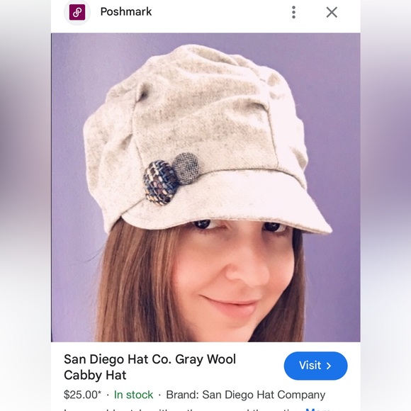SAN DIEGO HAT CO. DRIVING/CABBY/NEWSBOY WOOL BLEND HAT/CAP - Picture 10 of 11